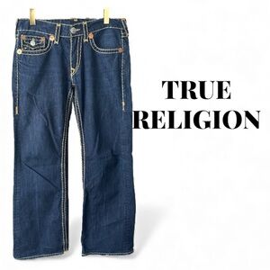 TRUE RELIGION Vintage Billy Super T | Dark Wash | 34/34